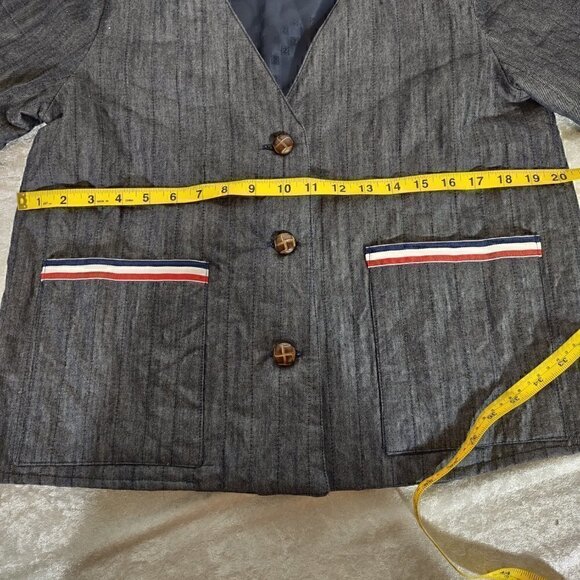 Salon De Magni Blue Blazer (Denim) Jacket See Pictures For Size Estimate - Picture 10 of 14
